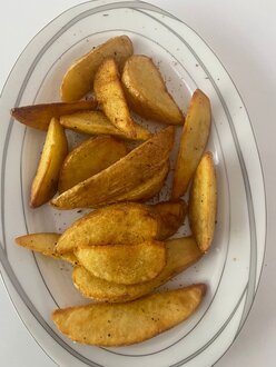 Elma Dilim Patates Kızartması görseli