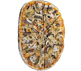 Etli Köz Patlıcanlı Pizza (Büyük Boy) görseli