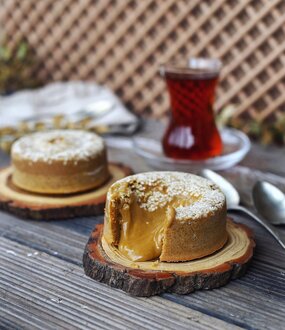 Beyaz Çikolatalı Sufle görseli