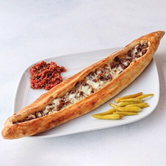 Kavurmalı Kaşarlı Pide (Açık) görseli