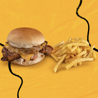 Dolu Dolu Tavuk Pirzola Burger görseli