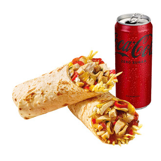 Tavuk Burrito Dürüm Menü görseli