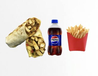 Sezar Soslu Wrap Menü görseli
