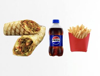 Cheddar Soslu Köfteli Wrap Menü görseli