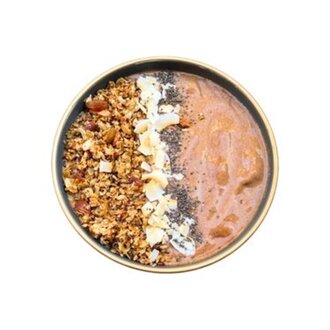 Çikolata & Maca Smoothie Bowl (Vegan & Vejetaryen & Raw & Glütensiz) görseli