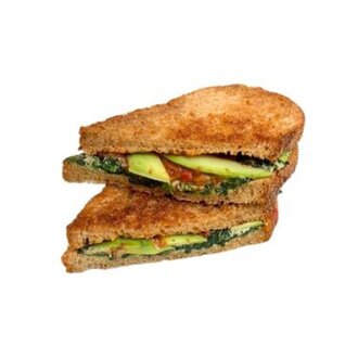 Kızarmış Domates & Avokadolu Tost görseli