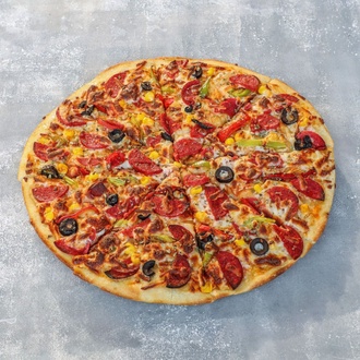 Kaşarlı Sosisli Pizza (1 Kişilik) görseli