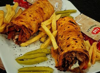 Mega Tavuk Döner Dürüm görseli