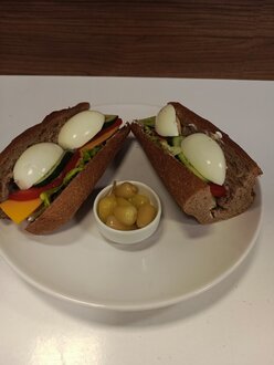 Vejetaryen Sandviç görseli