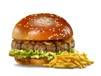 Klasik Et Burger görseli