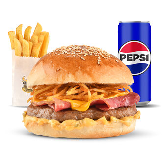 Füme Et Burger Menü görseli