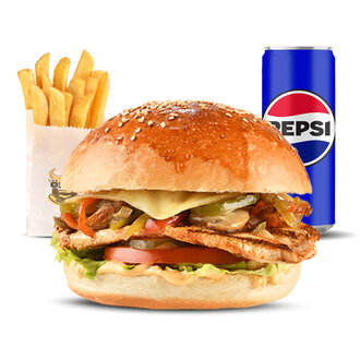 Mexican Tavuk Burger Menü görseli