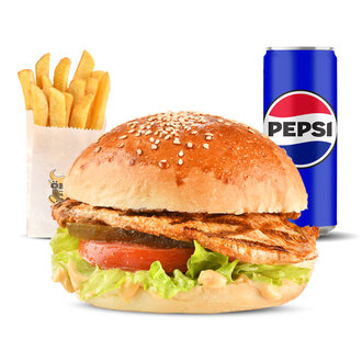 Izgara Tavuk Burger Menü görseli