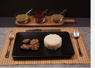 Püre Yatağına Barbekü Soslu Izgara Tavuk görseli