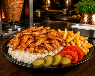 Pilav Üstü Tavuk Döner (100 Gr.) görseli