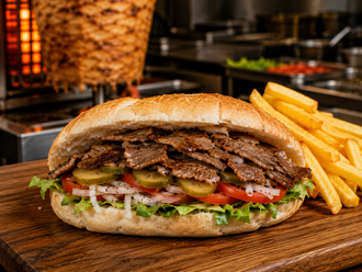 Yarım Ekmek Arası Et Döner (60 Gr.) görseli