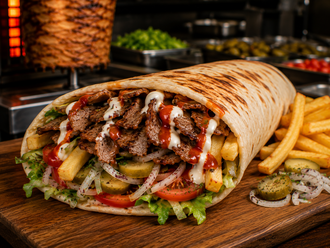 Hatay Usulü Et Döner Dürüm (100 Gr.) görseli