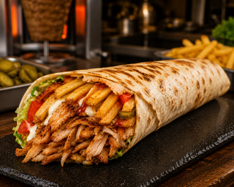 Hatay Usulü Tavuk Döner Dürüm (100 Gr.) görseli
