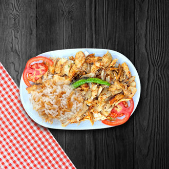 Pilav Üstü Tavuk Döner Menü görseli