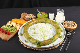 Kaymaklı Simit Katmer (3-4 Kişilik) görseli