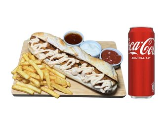 Cajun Time Barbekü Soslu Sandviç Menü görseli