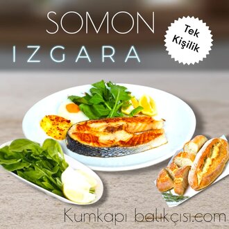 Norveç Somon Izgara 1 Kişilik görseli