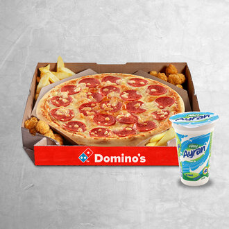 Küçük Boy Paketos + Ayran (200 Ml.) + Boyama Defteri görseli