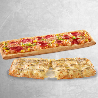 Pizzetta + Bol Peynirli Ekmek görseli