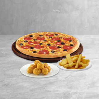 Orta Boy Paketos + Paketosla (10'Lu Çıtır Tavuk Topları + Küçük Boy Patates) görseli