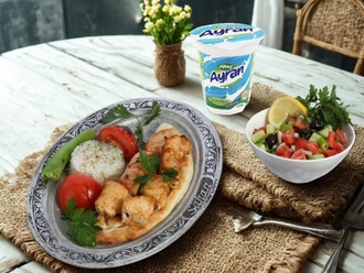 Tavuk Şiş Menü görseli