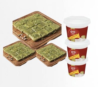 3'Lü Fıstıklı Katmer Menü görseli