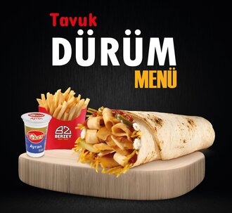 Hatay Soslu Tavuk Dürüm (100 Gr.) Menü görseli