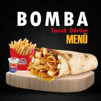Bomba Hatay Usulü Dürüm Menü (180 Gr.) görseli
