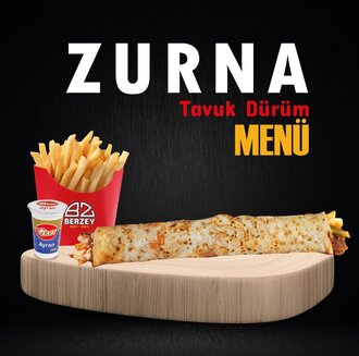 Zurna Tavuk Dürüm Menü (120 Gr.) görseli