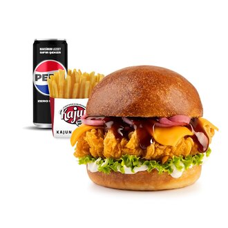 Chicken Bbq Burger Menü görseli