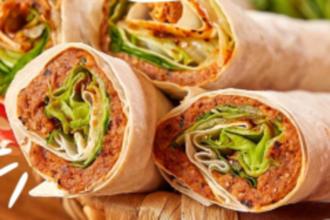 Çift Lavaş Mega Çiğ Köfte Dürüm (150 Gr.) görseli