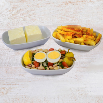 Muhteşem 3’Lü-porsiyon (Porsiyon Patates, Porsiyon Yoğurt, Porsiyon Piyaz) görseli