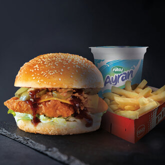 Barbekü Piliç Burger Menü görseli