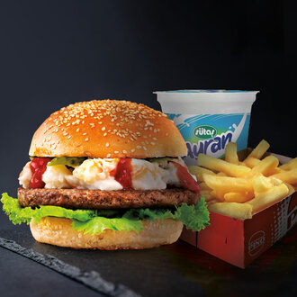 Pino Hamburger Menü görseli