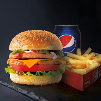 Piliçking Burger & Kutu İçecek Menü görseli