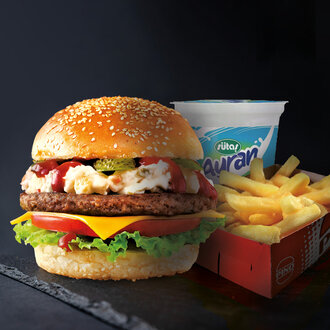 Pino Cheeseburger Menü görseli