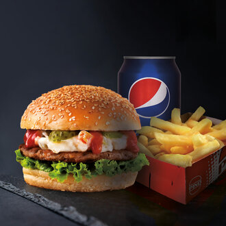 Hamburger & Kutu İçecek Menü görseli