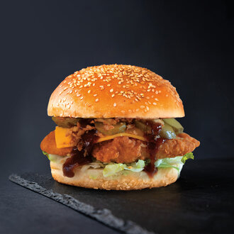 Barbekü Piliç Burger görseli