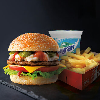 Cheeseburger Menü görseli