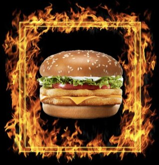 Double Chicken Cheese Burger görseli