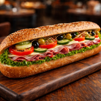Pesto Soslu Sandviç görseli