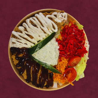 Ranch & Barbekü Soslu Çıtır Tavuk Bowl görseli