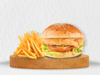 Çıtır Tavuk Burger görseli
