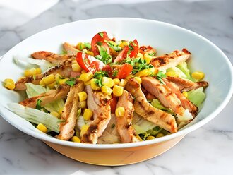 Izgara Tavuklu Salata görseli