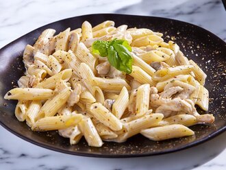 Mantarlı Tavuklu Penne görseli
